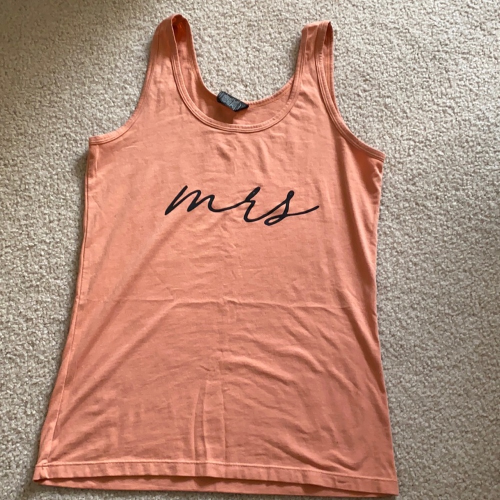 Dusty rose Mrs tank top